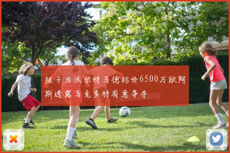 纽卡为沃尔特马德标价6500万欧阿斯透露马竞多特有意争夺
